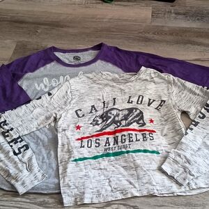 two packs long sleeve t-shirt bundle